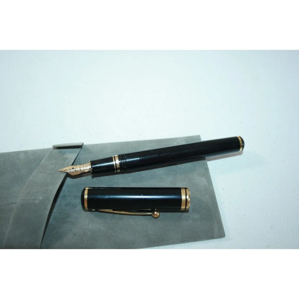 Vintage Sheaffer White Dot‎ Black 18K 750 NiB Connaisseur Fountain Pen W/ Box